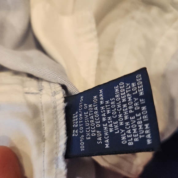 Polo Ralph Lauren 100% cotton chino harbor light blue shorts - Picture 5 of 5